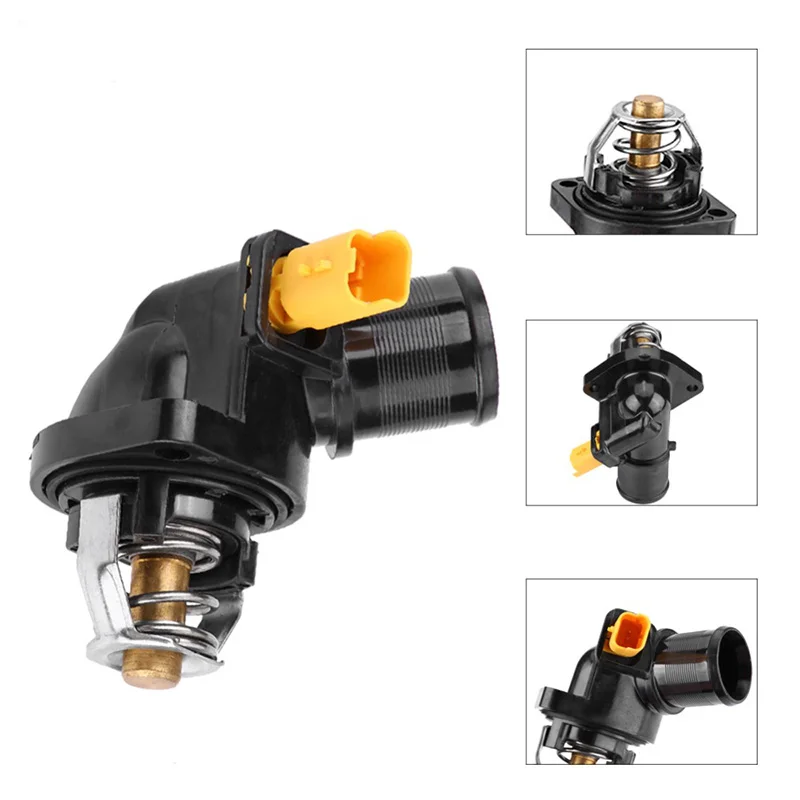 Термостат охлаждающей жидкости двигателя автомобиля с корпусом для Peugeot 206 207 Sw 1007