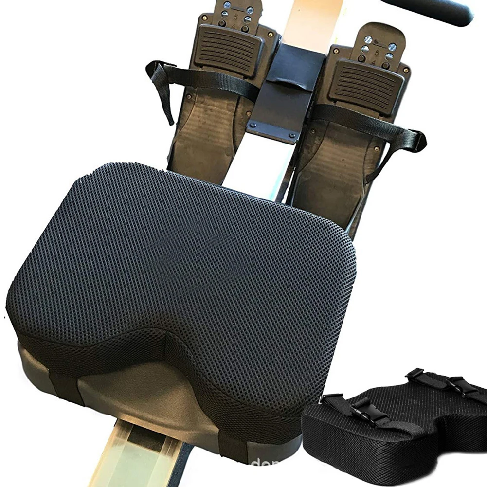 

Resistance Rowing Machine Cushion Straps Non-Slip Bottom Memory Foam Washable Sleeve Sports Protect Cover Seat Cushion