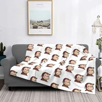 curious george blanket bedspread bed plaid duvets sofa cover bedspread 135 luxury beach towel