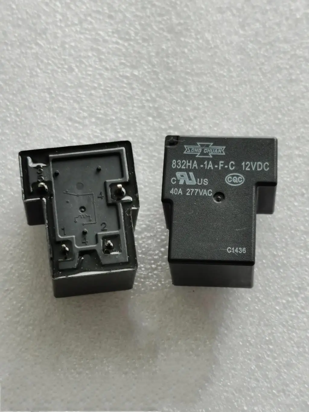 Новое реле 10шт./лот 832HA-1A-F-C-12VDC 832HA-1A-F-C-24VDC 832HA-1A-F-C 12В 832HA 1A F C 12VDC DC12V 4PIN 40A 12В 24В