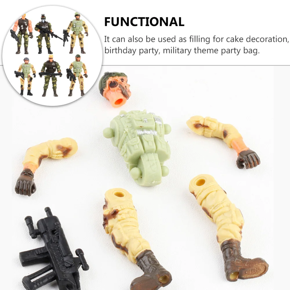 

6Pcs Flexible Soldier Model Toys Kids Games (Random Type)