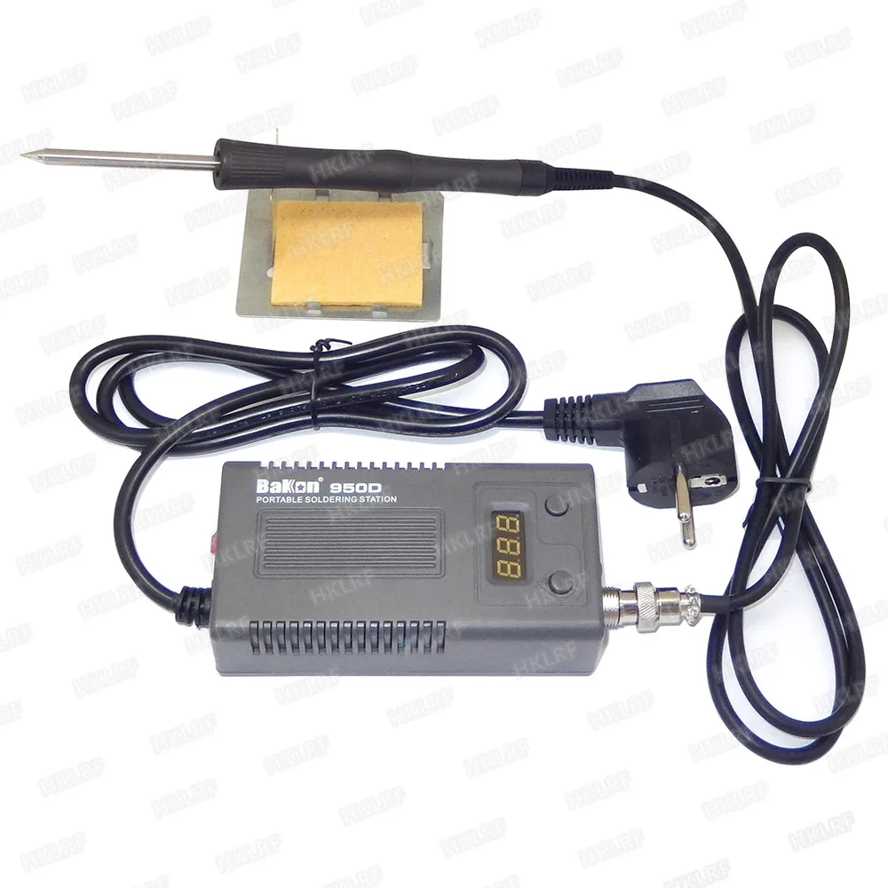 

Портативный паяльник BAKON 950D 220 В 50 Вт, цифровая паяльная станция BGA с нагревателем T13