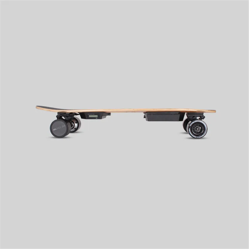 

New Dual Drive 250W*2 Large Fish Shape Wood Skate Board 4 Four Wheels Remote Control Electric Skateboard Scooter Street Board