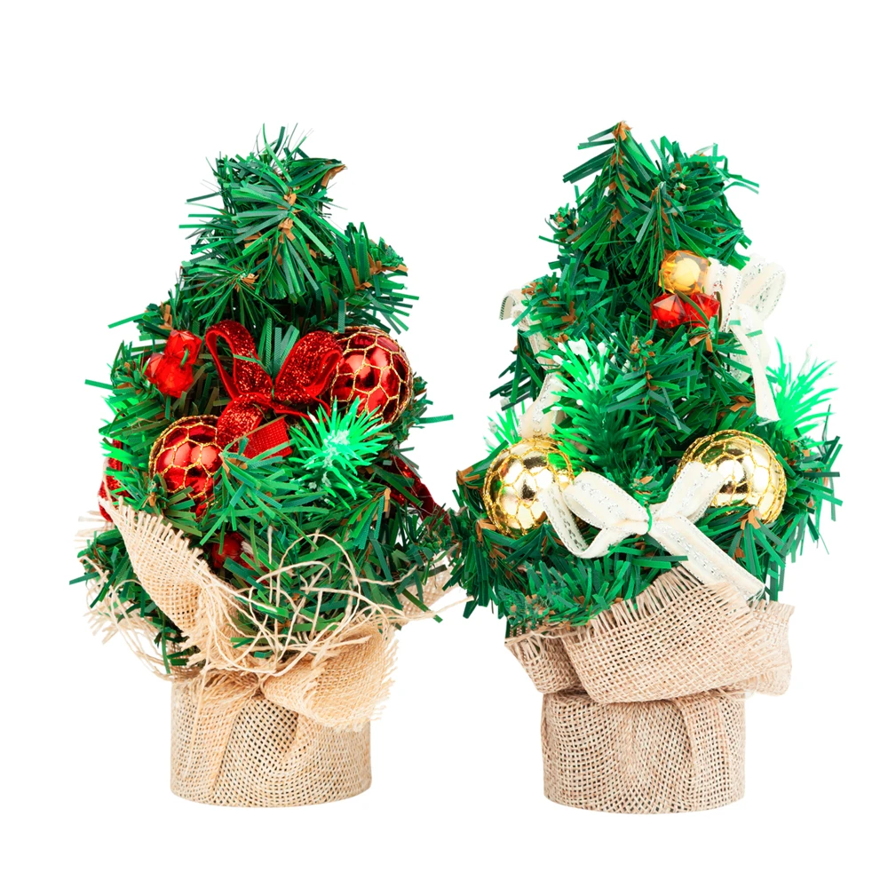 

Ctue Christmas Decor Mini Christmas Tree Desktop Decorations Ornaments Gift