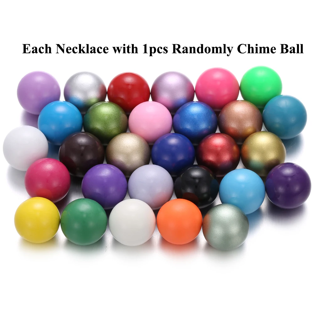 Новые медальоны для беременных ожерелье с подвеской украшения шарики серебряные