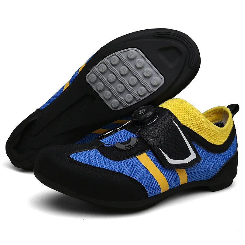 Online GRITION Bersepeda Pria Sepeda Olahraga Luar Ruangan Sepeda Sepatu Profesional Non Slip Unisex Sepatu Karet Sole Ringan Sneaker