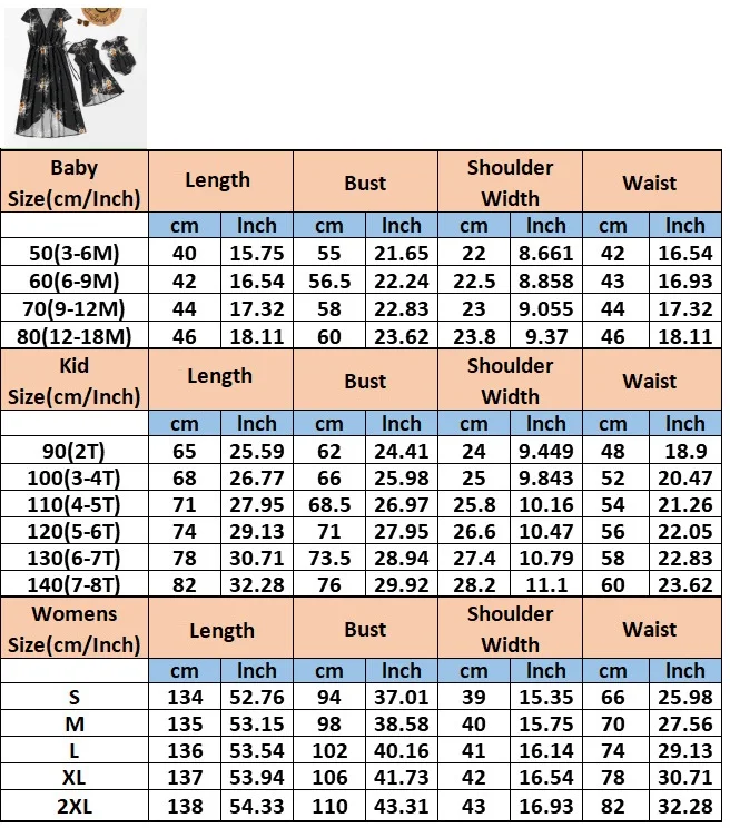 

Irregular Mother Daughter Dresses V-neck Floral Print Mommy and Me Clothes Family Matching Outfits Look Mom Mum Baby Girls Dress