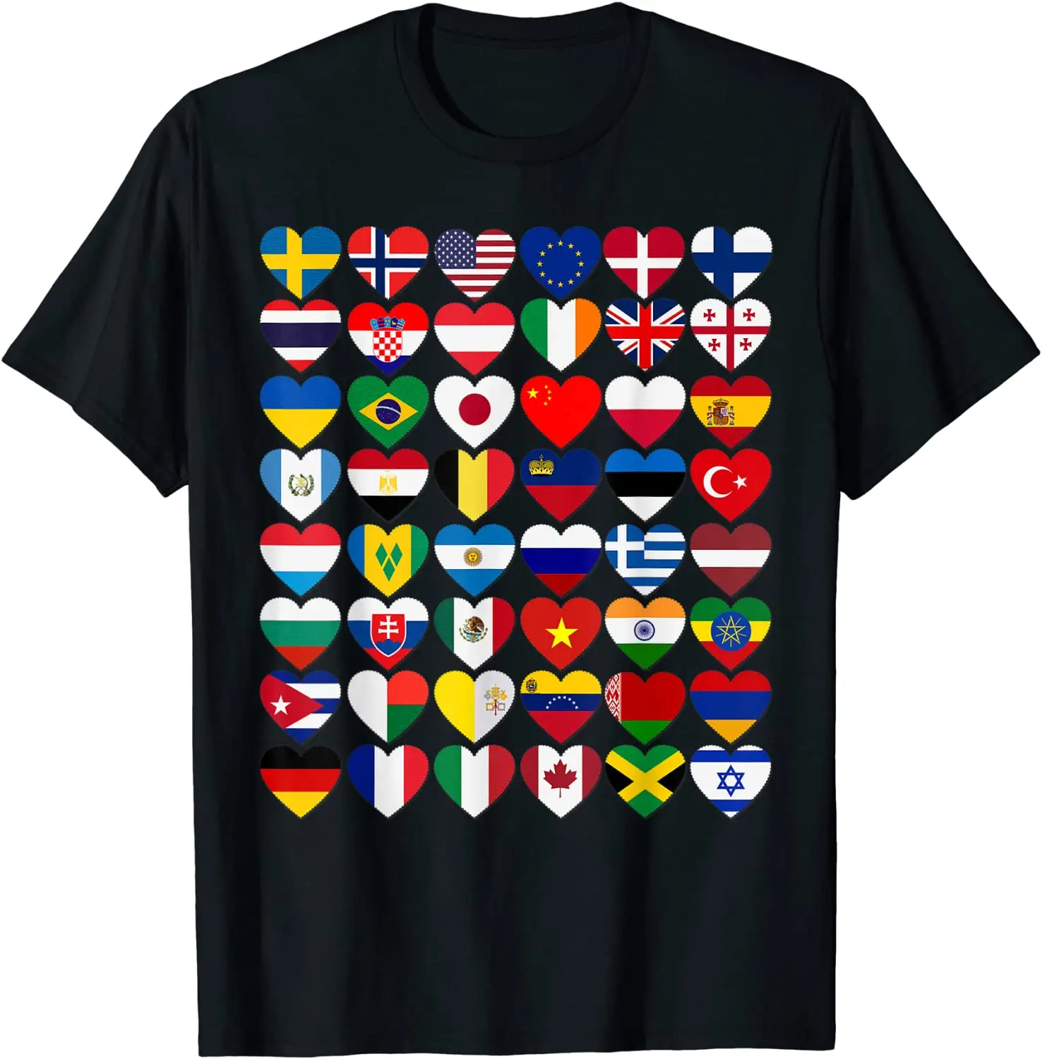 

Flags of The Countries of The World,International Gift T-Shirt
