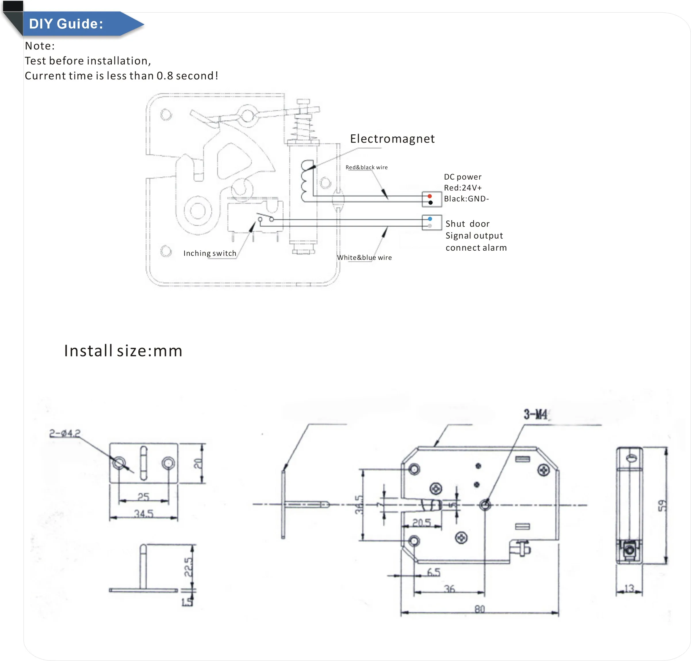 Полюс весной электронный замок DC12V шкафчик с электроуправлением Картотека Замок
