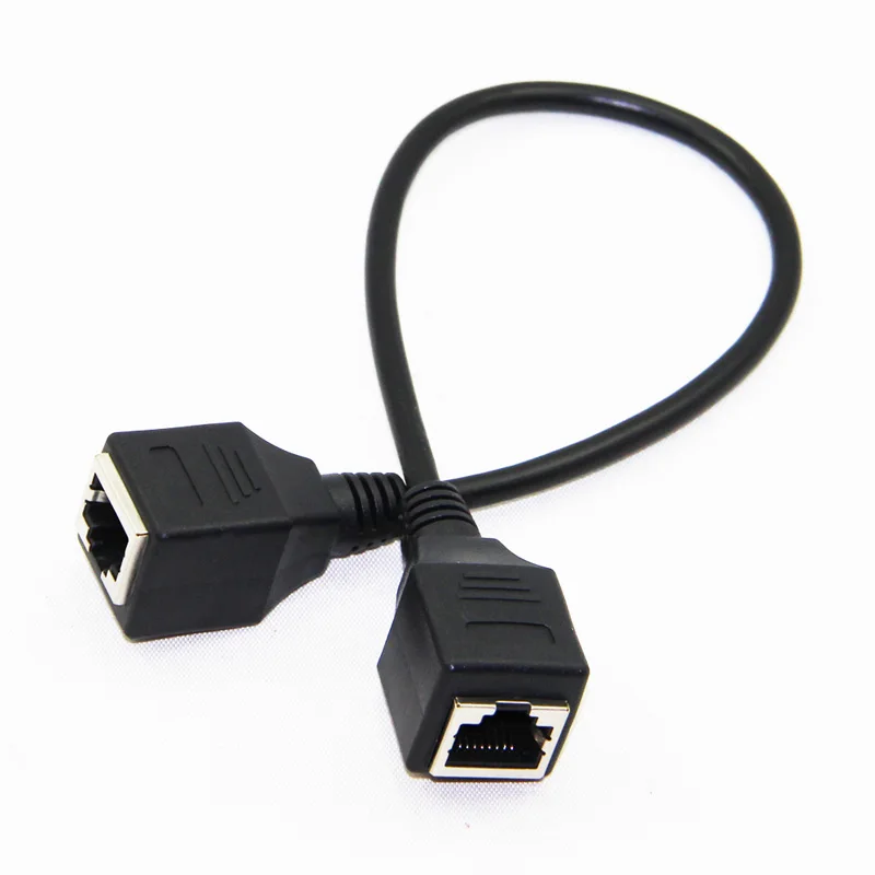 5 шт./лот Cat5 8pin RJ45 гнездо Ethernet LAN Сетевой удлинитель адаптера разъем