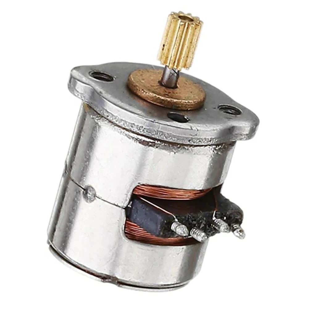 2 фазный 4 проводной шаговый двигатель диаметр 8 мм Высота 5 маленький с зубчатым