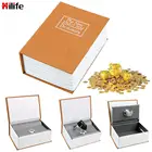HILIFE подарок на день рождения для детей, книга, коробка для экономии денег, креативный словарь, копилки для монет со скрытым секретным безопасным замком