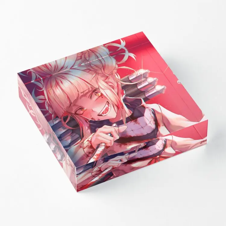 

My Hero Academia Himiko Toga 2 Acrylic Block Funny Fashionable Art Print Board Cute Transparent Home Decor Photos Wedding