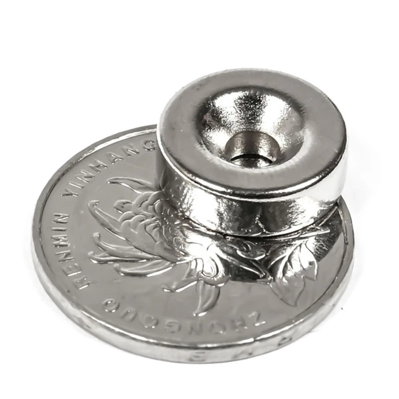Small Countersunk Round NdFeB Neodymium Magnet Powerful Rare Earth Permanent Fridge Magnets for DIY