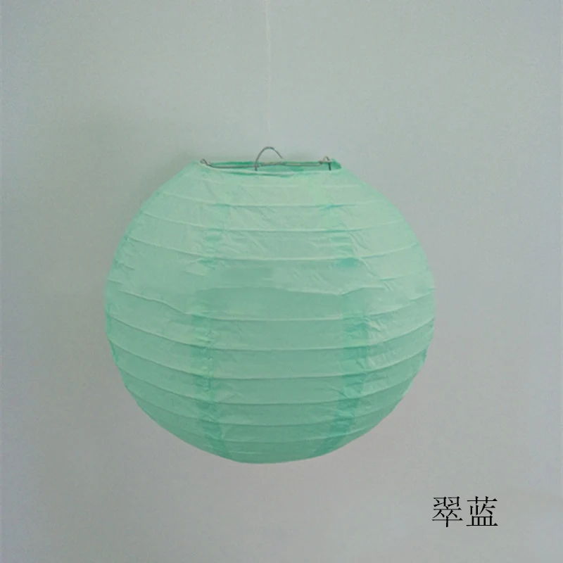 2pcs-Green 2 2 шт. 4/6/8/10/12/14/16 дюймовый круглый одежда для свадьбы, дня рождения Бумага украшения-фонарики, подарок, ремесло, сделай сам, светильник подвесной шар - Цвет: 2pcs-Green 2