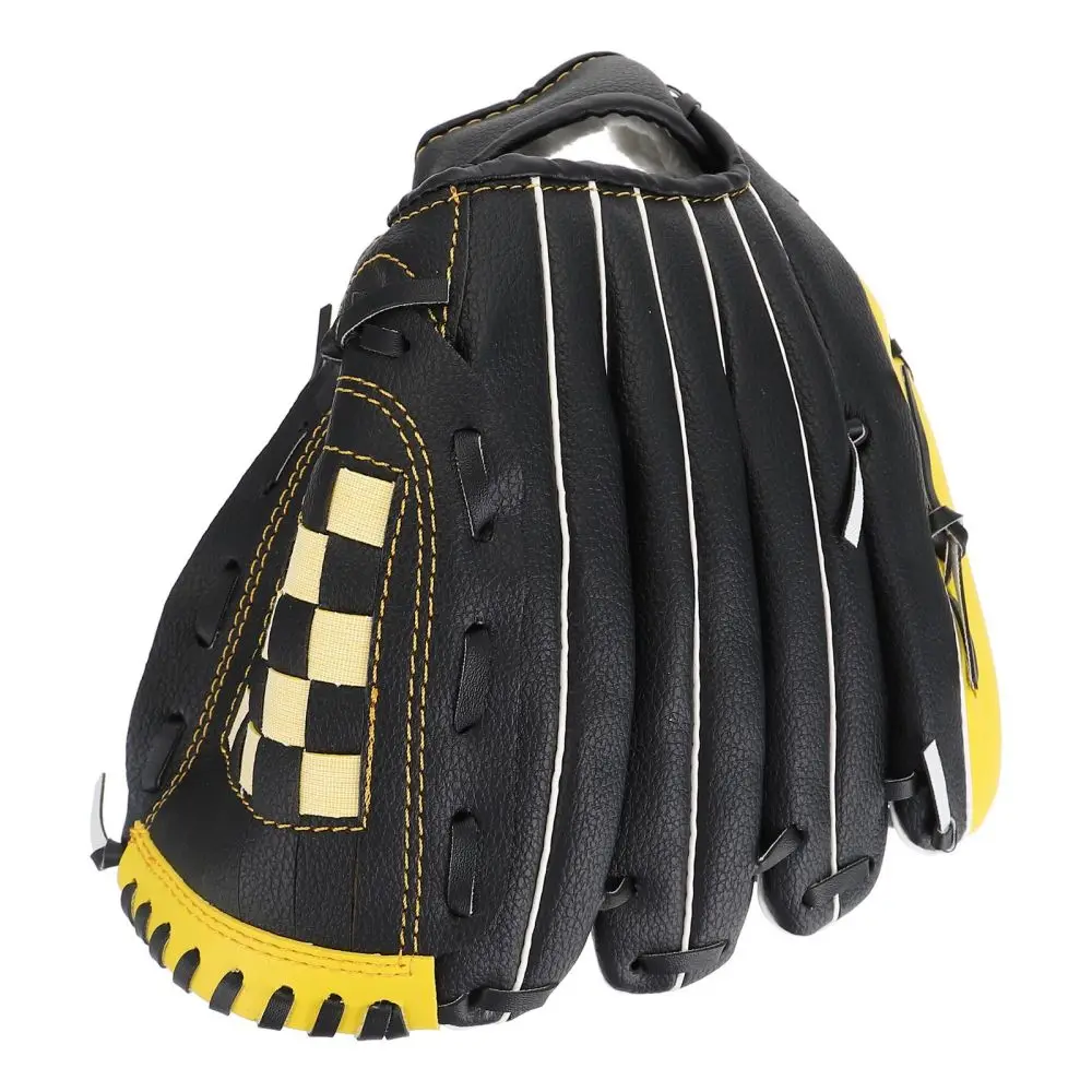 

1Pc Baseball Glove Practical Softball Glove Durable Sport Glove (Yellow Black)