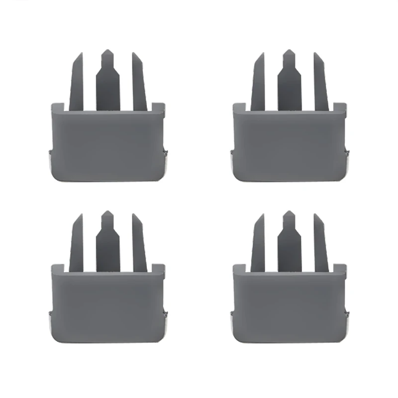 Gray 4pcs 1 компл., автомобильный Кондиционер, вентиляционное отверстие, Автомобильный Центр, Dash, A/C вентиляционные отверстия, весло, кондиционер, лист, клипса для Toyota Corolla, старый стиль, Sagitar - Название цвета: Gray 4pcs