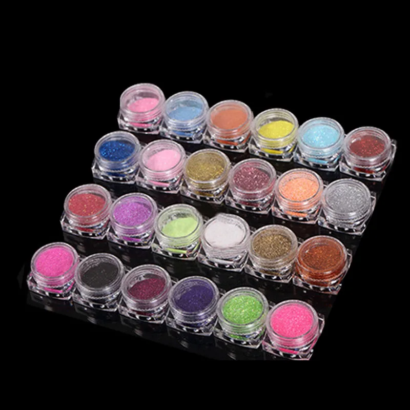 Временная пудра-вспышка 24 цвета набор для татуировок женский дизайн боди-арта