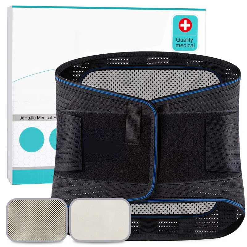 

2020 Orthopedic Tourmaline Self-Heating Bionic Cartilage Design Waist Support Belt Men Women Lumbar Support Back Brace Belt