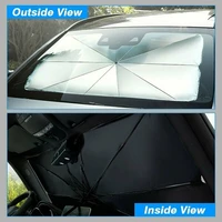 foldable car windshield cover auto sunshade uv protection shield universal front rear window cover interior shade accessories