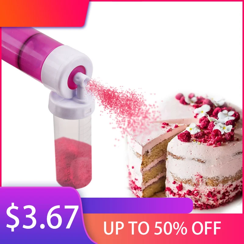 

New Manual Cake Airbrush Pump Cake Coloring Duster Cake Decorating Tool Baking Tool Gift For Dessert Lover Kitchen Accessories