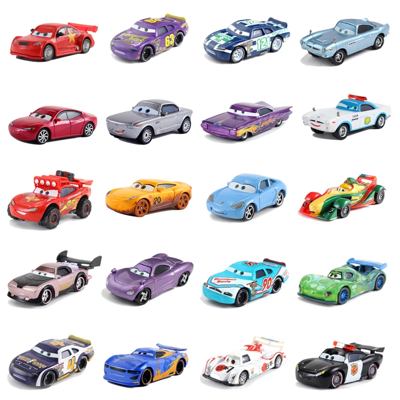 

Disney Pixar Racing 3 мини Тачки 2 Молния Маккуин 1:55 металлический сплав литой под давлением игрушечный автомобиль Детский подарок на день рождения Р...