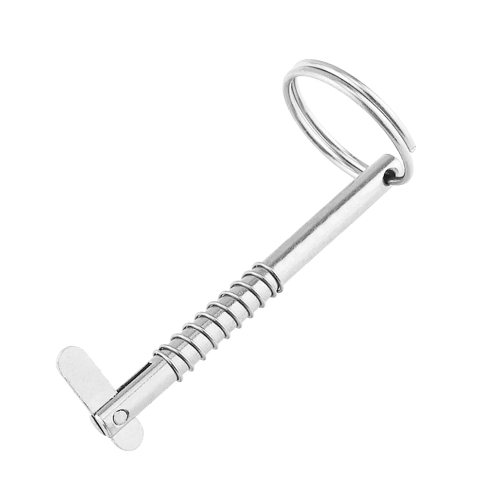 Marine Stainless Steel Quick Release Pin Fit For Boat Top Deck Hinge- Boats Hinge Pin Boat Accessories, 5x76mm
