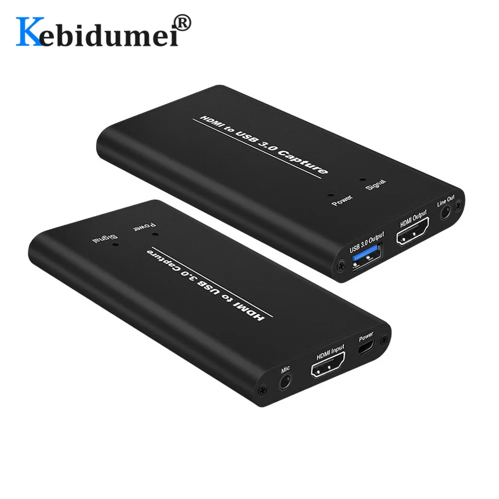 Карта видеозахвата USB3.0 4K 60 Гц плата для захвата видео совместимая с HDMI и USB модем