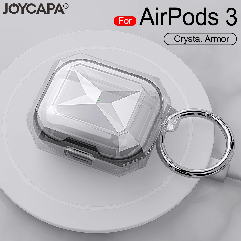Роскошный прозрачный чехол для Airpods 3 2021 противоударный Apple AirPod Pro 2 1 аксессуары