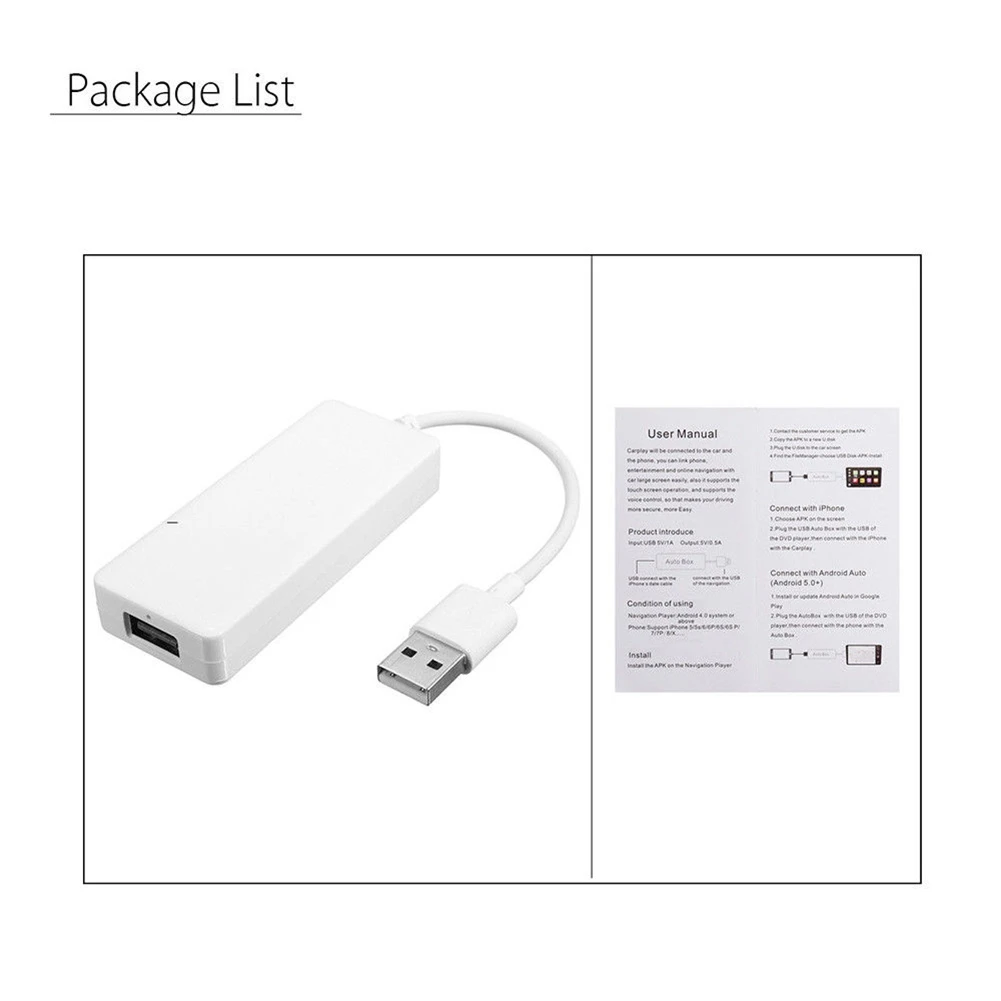 USB Smart Link для Apple Внешний порт Carplay для Android навигационный плеер мини USB Carplay палка для Android Авто USB ключ