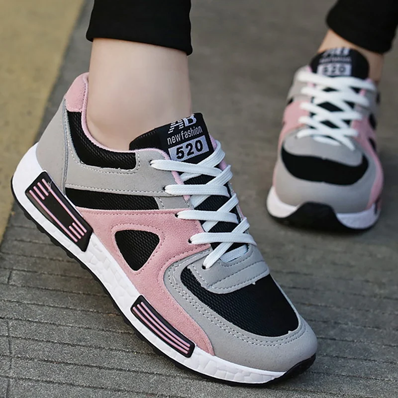 

Women Sneakers Mixed Colors Shallow Designer Wedge Shoes Massage Damping Woman Casual Sneakers 2021 New Autumn Zapatos De Mujer