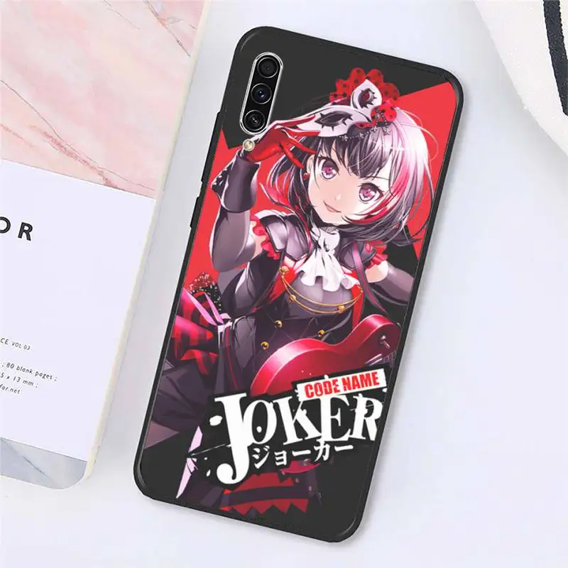 

Aoba Moca Bang dream anime Phone Case For Samsung galaxy A S note 10 7 8 9 20 30 31 40 50 51 70 71 21 s ultra plus Luxury shell