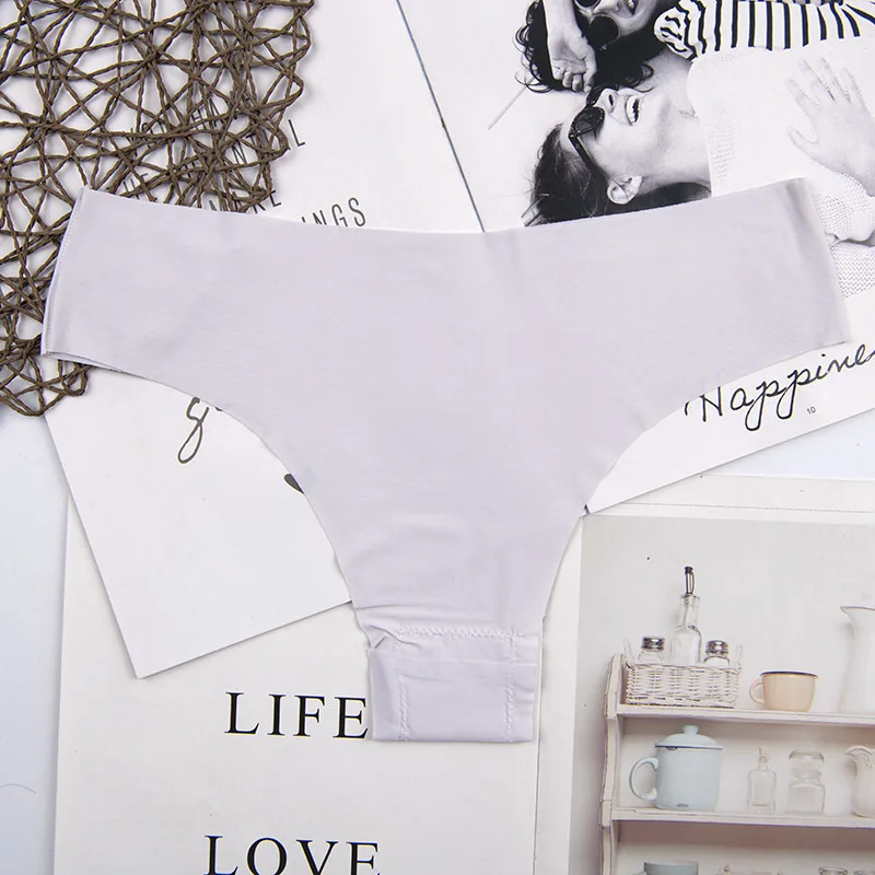 Кружевные удобные бесшовные женские сексуальные стринги XXL нижнее белье трусики