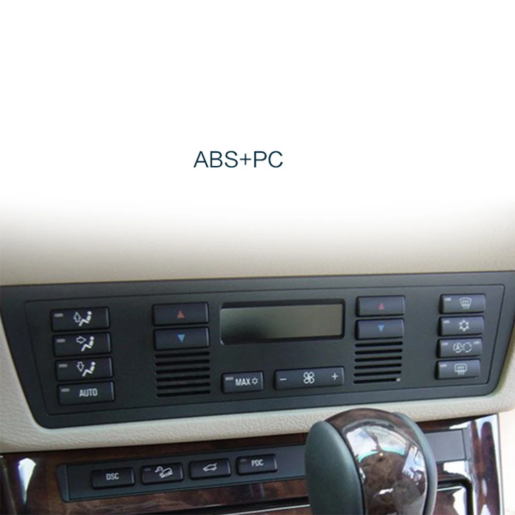 Heating Replacement ABS Switch Button Set Air Conditioner Panel Durable Parts Climate Control Car Accessories For BMW E39 E53 X5 |