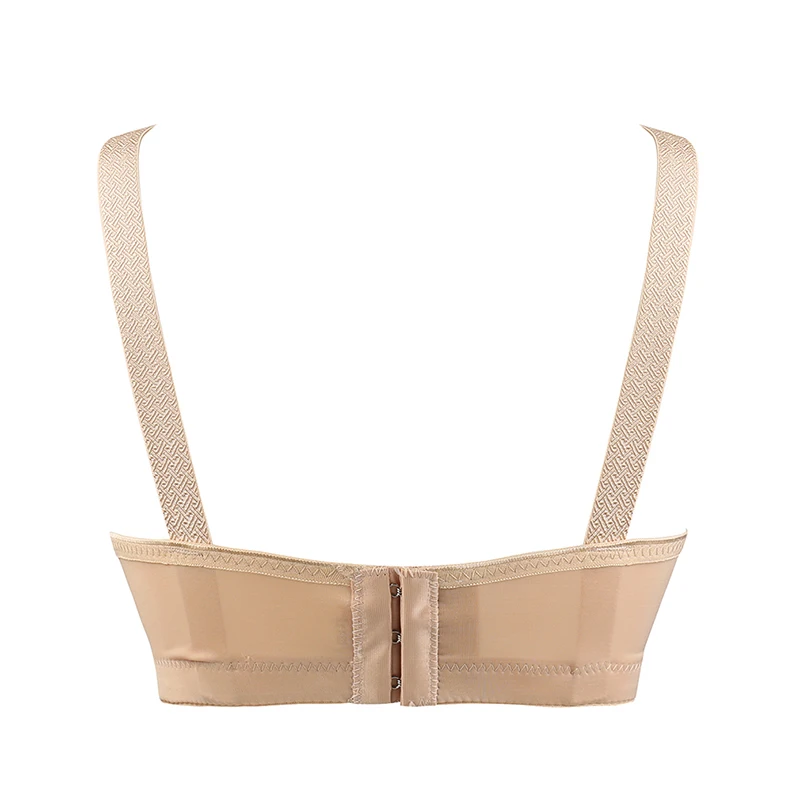 

Women's Plus Size Bra Leopard Print Wire Free Bras Push Up Adjusted Brassiere Thin Cup Underwear