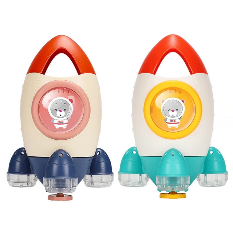

Bath Toys Bathtub Toy Water Spraying Rocket Astronaut Toy Bathtub Shower Pool Bathroom Toy for Baby Toddler Infant Kid