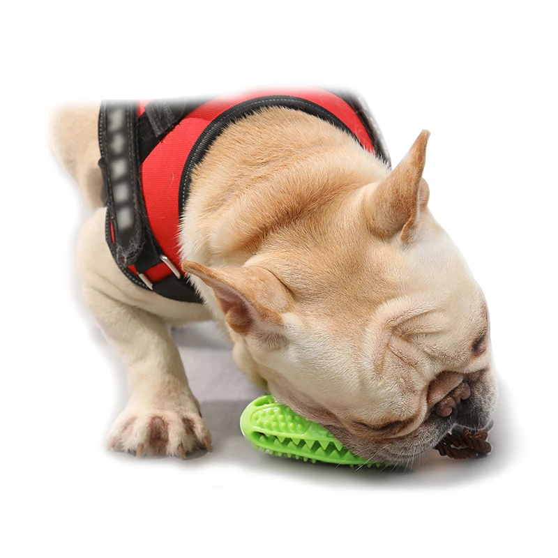 Игрушка для собак протекающая еда молярная палочка зубная щетка чистящая