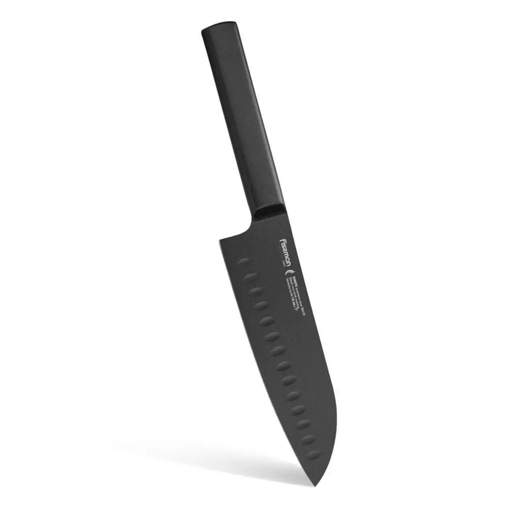 Fissman 7 дюймовый нож сантоку Shinto Sereis Японские Стальные Кухонные ножи 3cr13 с ручкой