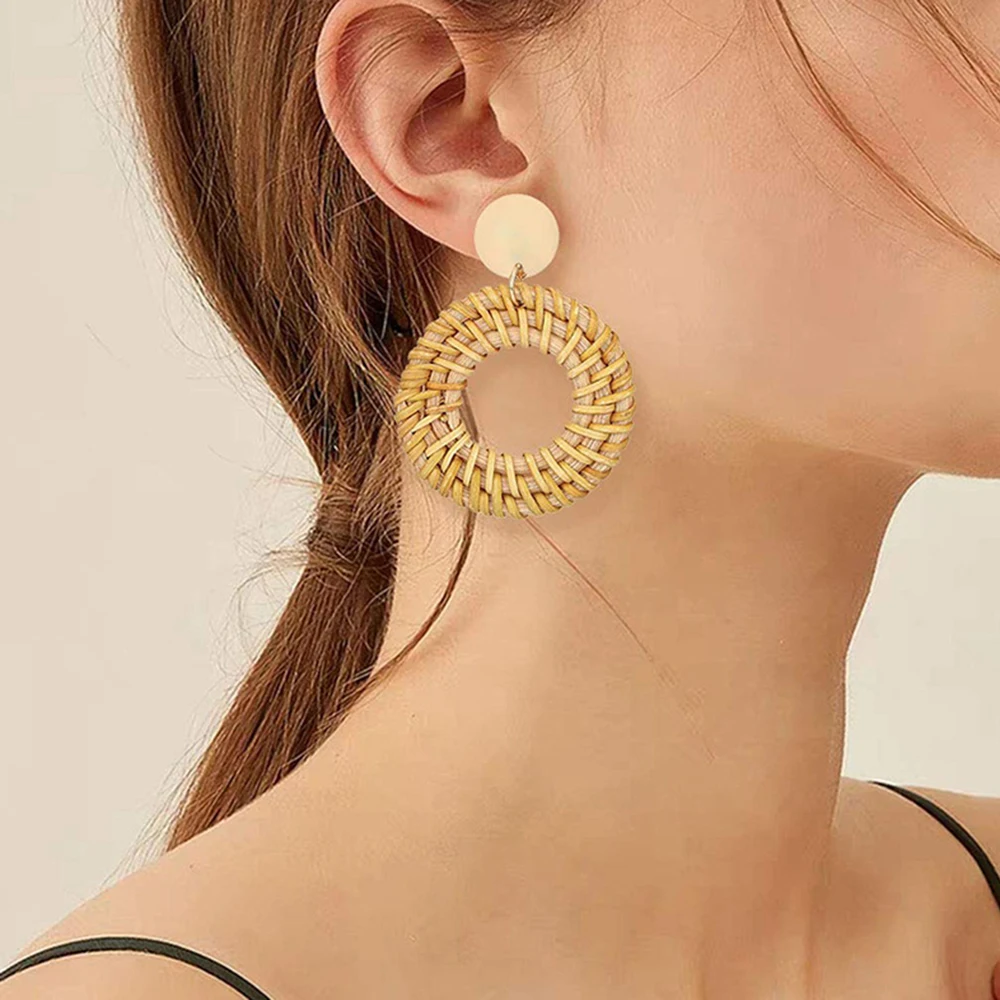 2019 новый корейский ручной работы деревянный соломенный тканый ротанг лоза