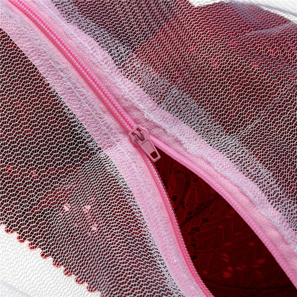 

Hot Sell Hanging Dry Bra Washing Bag Cloth Laundry Mesh Net Sneaker Storage Polyester Underwear Protective Washing Bags