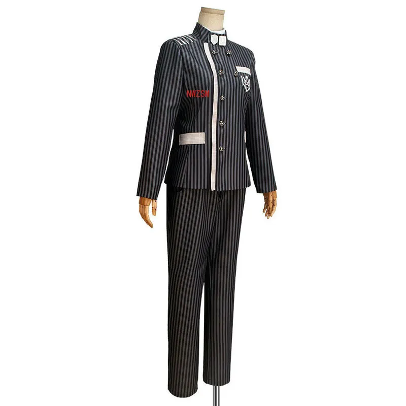 НОВЫЙ Danganronpa V3 Косплей Saihara Shuichi Костюм Аниме игра школьная форма костюм наряд