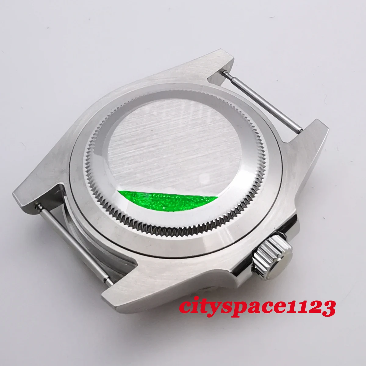 

40mm Ceramic Waterproof Watch Case Sapphire Crystal Steel Cases fit NH35 NH36 Automatic movement