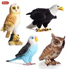 Фигурки животных Oenux для детей, пластиковые игрушки в виде птиц, верблюдов, морских Орлов