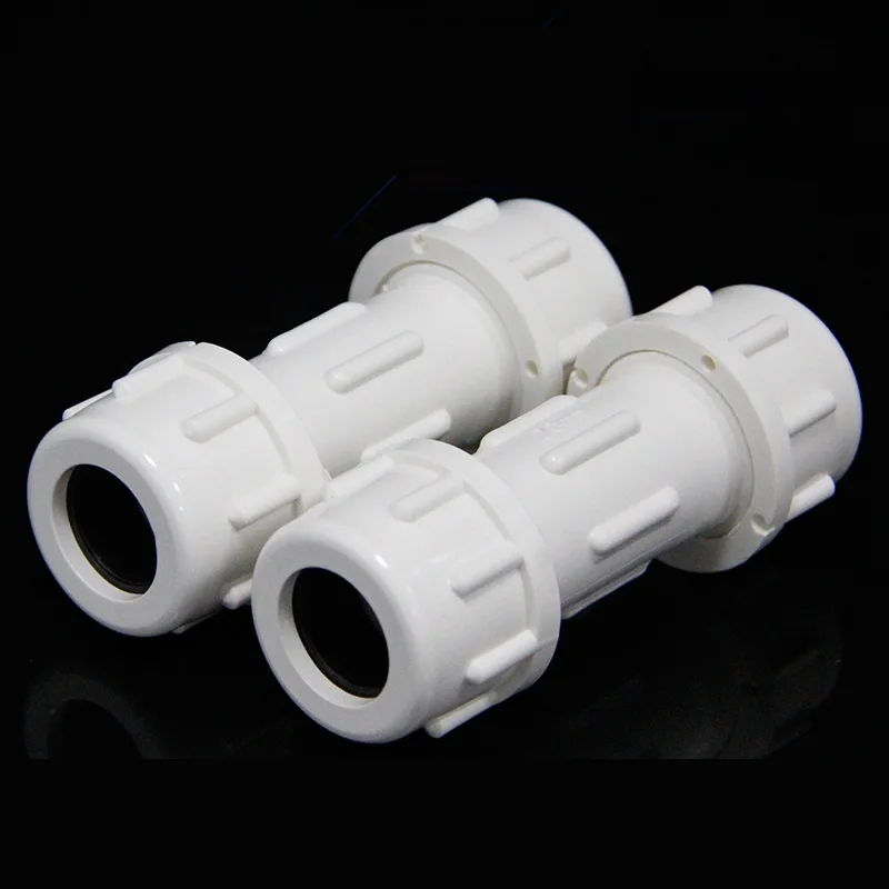 

1Pc Quickly Connector Expansion Water Tube Connectors Fast Repair Joint 63-160mm Garden Hose Fittings Pipe Connector