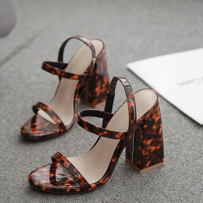 

35-42 Big Size New Sexy Leopard Print sandals in 2020