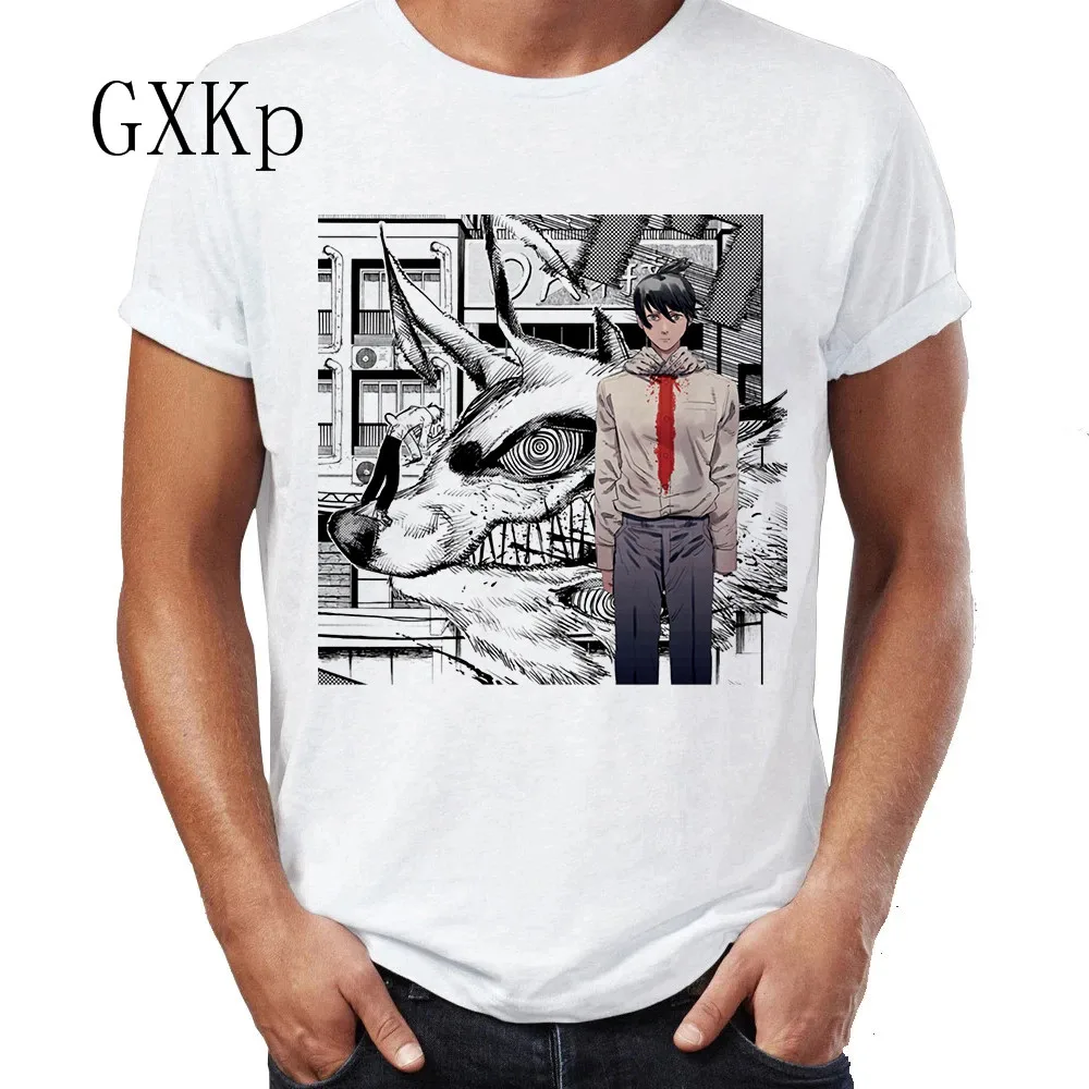

Aesthetic Anime Chainsaw Man T-shirt Harajuku Power Kobeni graphic Denji Power Ayakawa Tee Soft Oversized Top Female/Man shirt