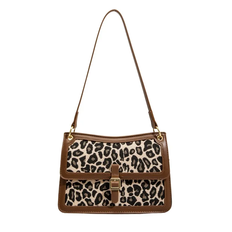 

Модная Универсальная женская сумка Elmsk Ins для французских меньшинств, леопардовая сумка, женская сумка-мессенджер, сумка для подмышек, женск...