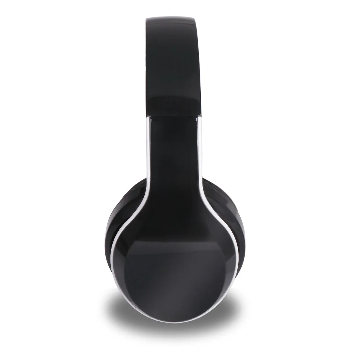 Hi Fi наушники Yulass беспроводные черные и мужские с шумоподавлением большие для ПК