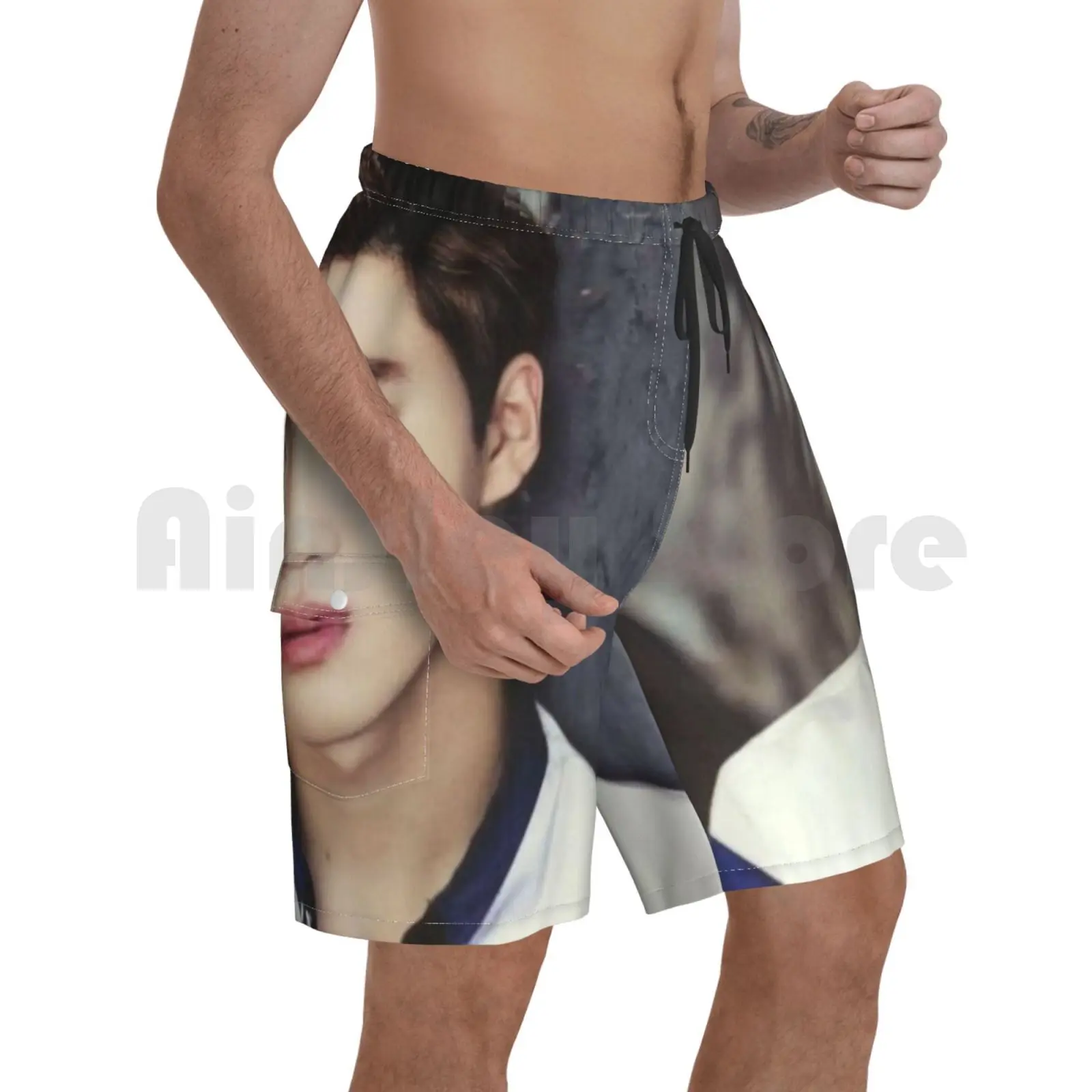

Пляжные шорты Suho Singer Desing Suho Corean Music Kpop