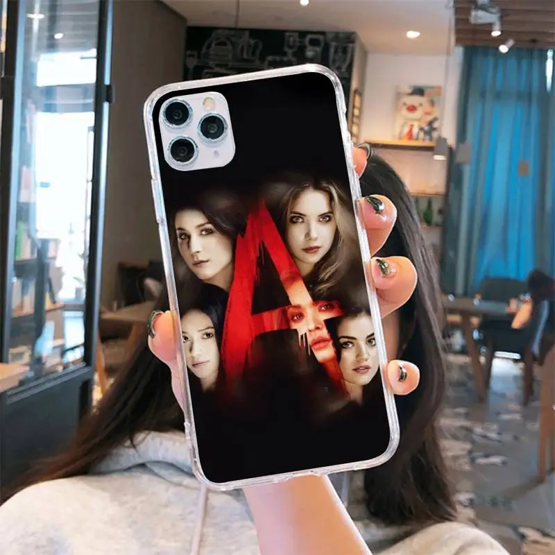 

America pretty little liars TV series Phone Case Transparent for iPhone 6 7 8 11 12 s mini pro X XS XR MAX Plus
